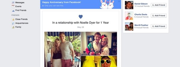 Conoce la nueva APP de Facebook la cual busca recrear momentos inmemorables de tu relación amorosa.