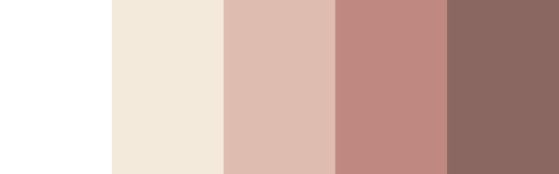 paleta de color nude