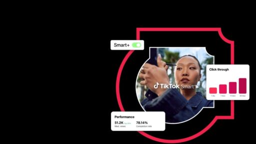Anuncio de TikTok Smart Plus con métricas de rendimiento