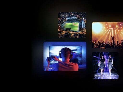 Eventos de deportes, conciertos, videojuegos y moda