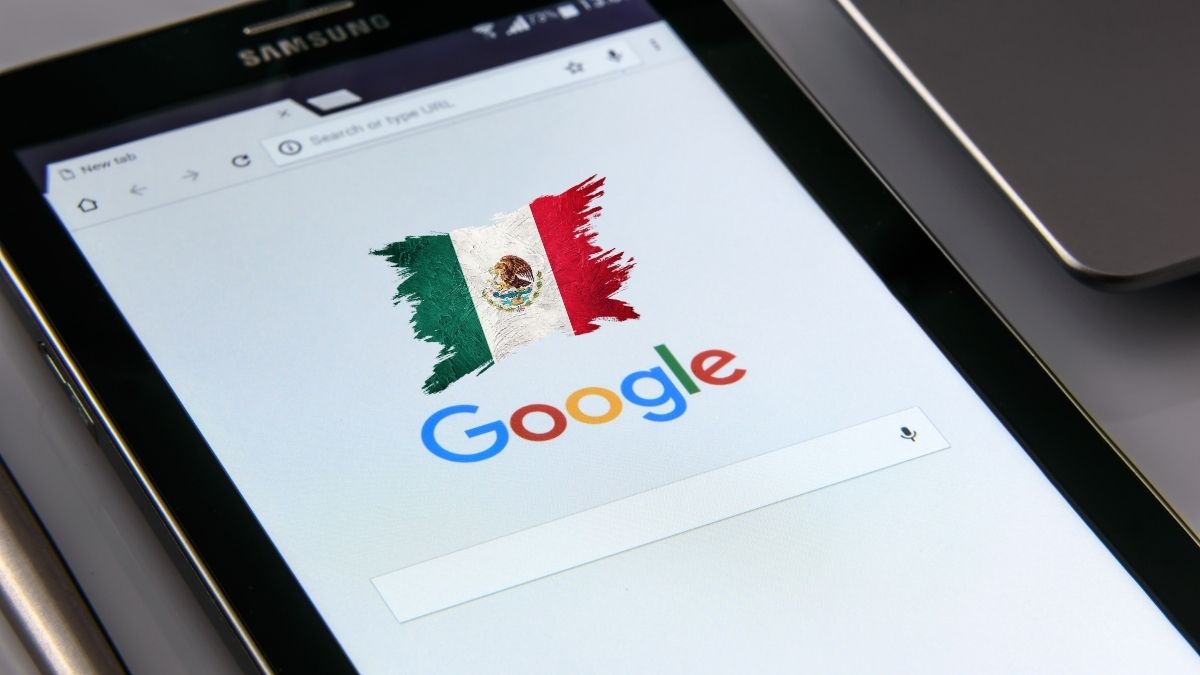 Búsqueda de Google México en tableta