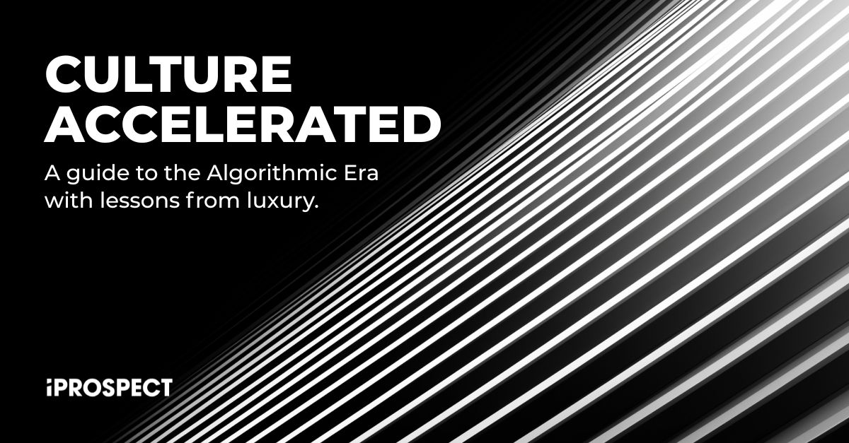 Cultura acelerada y era algorítmica en iProspect